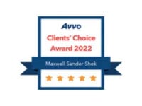 Avvo | Clients' Choice | Award 2022 | Maxwell Sander Shek